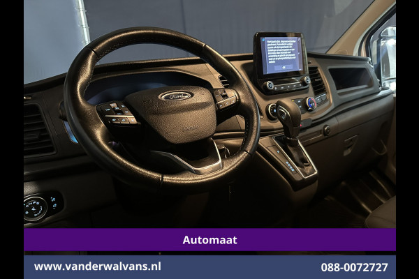 Ford Transit Custom 2.0 TDCI 130pk Automaat L1H1 Euro6 Airco | Camera | Trekhaak | Android Carplay | Cruisecontrol Parkeersensoren, bijrijdersbank, verwarmde voorruit, LED