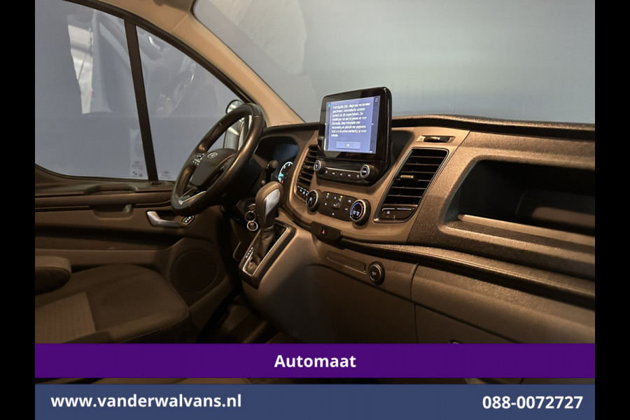 Ford Transit Custom 2.0 TDCI 130pk Automaat L1H1 Euro6 Airco | Camera | Trekhaak | Android Carplay | Cruisecontrol Parkeersensoren, bijrijdersbank, verwarmde voorruit, LED
