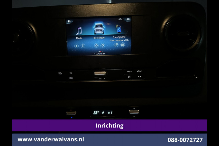 Mercedes-Benz Sprinter 316 CDI 164pk L2H2 Inrichting Euro6 Airco | Camera | Apple Carplay | Cruiscontrol 2800kg Trekhaak, Android Auto, Parkeersensoren