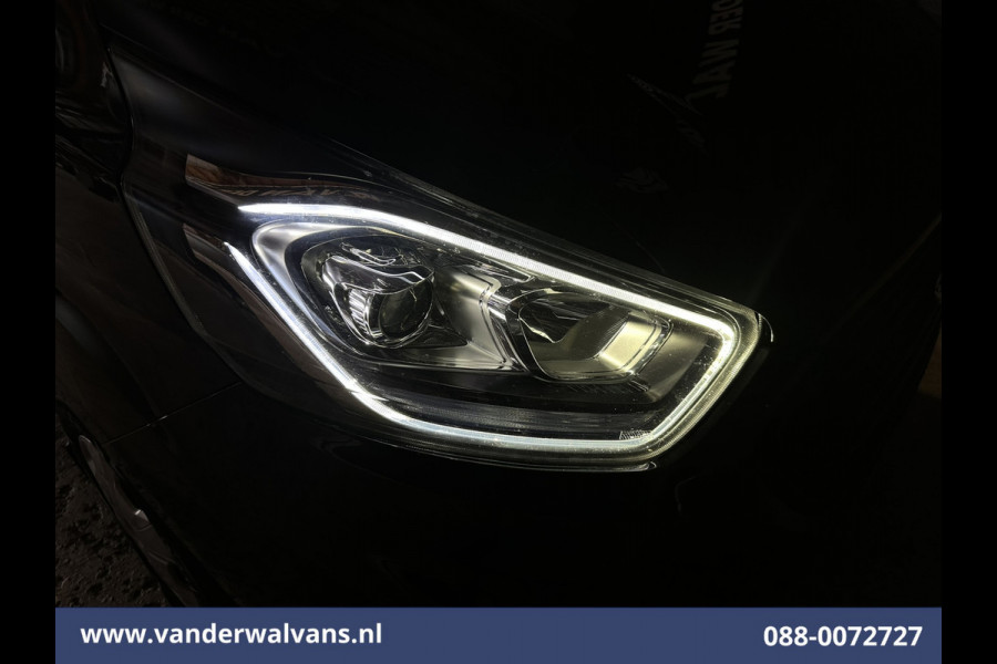 Ford Transit Custom 2.0 TDCI L1H1 Euro6 Airco | Camera | Navigatie | LED | Cruisecontrol | Leder Parkeersensoren, Stoelverwarming, Verwarmde voorruit, Bijrijdersbank, 2350kg trekvermogen