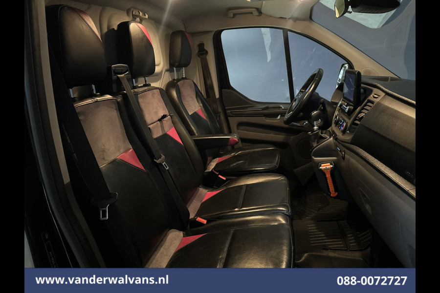 Ford Transit Custom 2.0 TDCI L1H1 Euro6 Airco | Camera | Navigatie | LED | Cruisecontrol | Leder Parkeersensoren, Stoelverwarming, Verwarmde voorruit, Bijrijdersbank, 2350kg trekvermogen