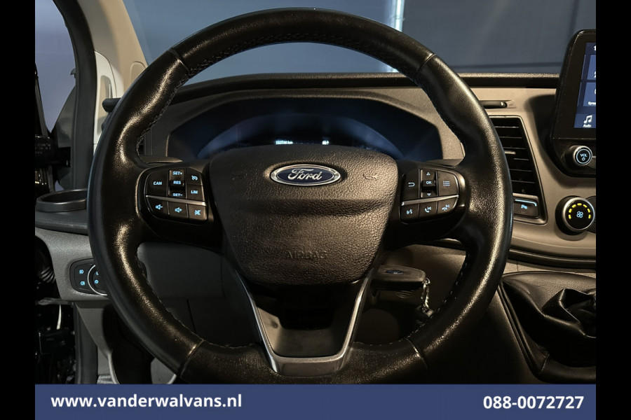 Ford Transit Custom 2.0 TDCI L1H1 Euro6 Airco | Camera | Navigatie | LED | Cruisecontrol | Leder Parkeersensoren, Stoelverwarming, Verwarmde voorruit, Bijrijdersbank, 2350kg trekvermogen