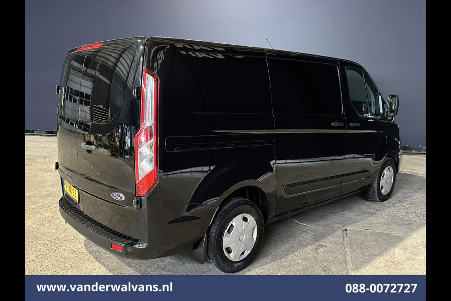 Ford Transit Custom 2.0 TDCI L1H1 Euro6 Airco | Camera | Navigatie | LED | Cruisecontrol | Leder Parkeersensoren, Stoelverwarming, Verwarmde voorruit, Bijrijdersbank, 2350kg trekvermogen