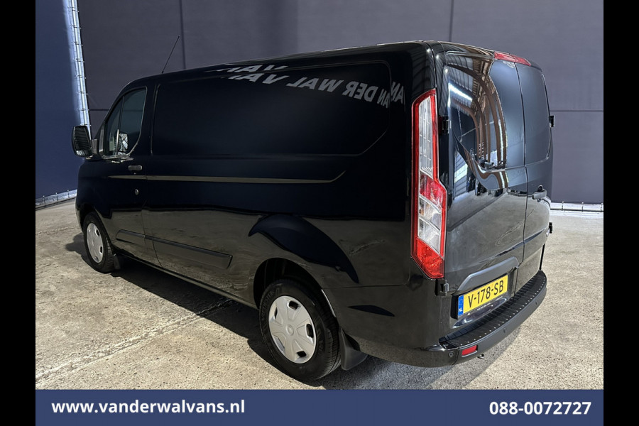 Ford Transit Custom 2.0 TDCI L1H1 Euro6 Airco | Camera | Navigatie | LED | Cruisecontrol | Leder Parkeersensoren, Stoelverwarming, Verwarmde voorruit, Bijrijdersbank, 2350kg trekvermogen