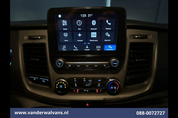 Ford Transit Custom 2.0 TDCI L1H1 Euro6 Airco | Camera | Navigatie | LED | Cruisecontrol | Leder Parkeersensoren, Stoelverwarming, Verwarmde voorruit, Bijrijdersbank, 2350kg trekvermogen