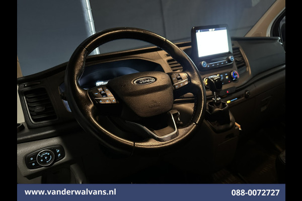 Ford Transit Custom 2.0 TDCI L1H1 Euro6 Airco | Camera | Navigatie | LED | Cruisecontrol | Leder Parkeersensoren, Stoelverwarming, Verwarmde voorruit, Bijrijdersbank, 2350kg trekvermogen