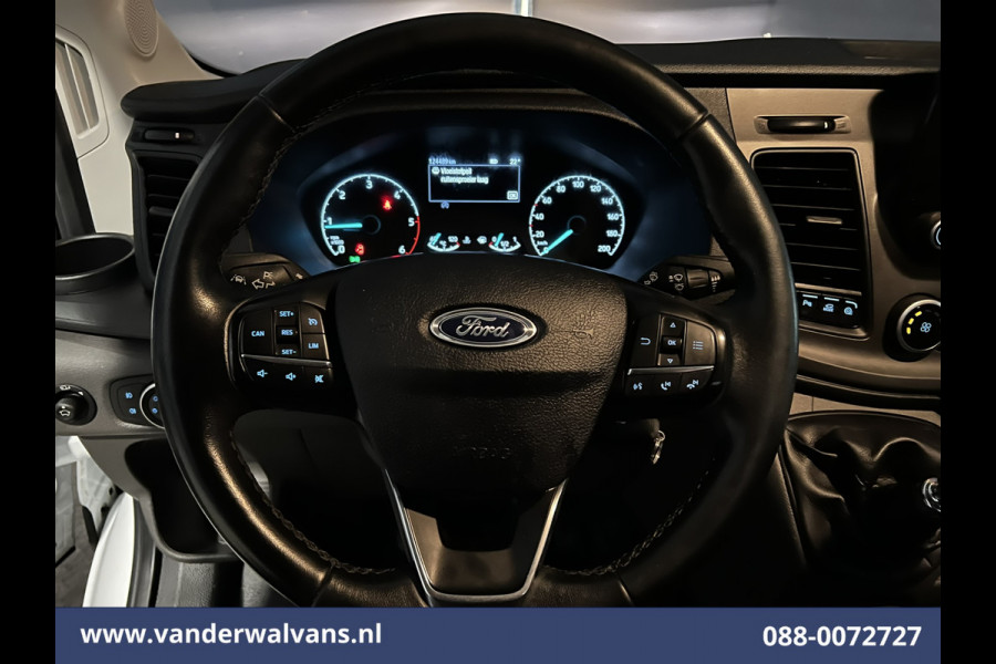 Ford Transit 2.0 TDCI 130pk L3H3 Euro6 Airco | Camera | Apple Carplay | Cruisecontrol | LED Parkeersensoren, Bijrijdersbank, Verwarmde voorruit, 2500kg trekvermogen