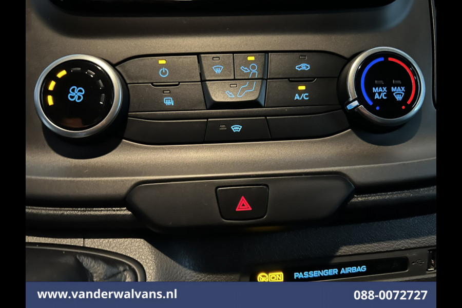 Ford Transit 2.0 TDCI 130pk L3H3 Euro6 Airco | Camera | Apple Carplay | Cruisecontrol | LED Parkeersensoren, Bijrijdersbank, Verwarmde voorruit, 2500kg trekvermogen