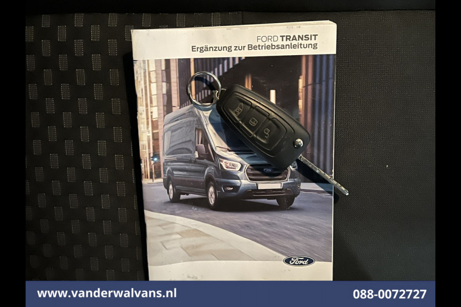 Ford Transit 2.0 TDCI 130pk L3H3 Euro6 Airco | Camera | Apple Carplay | Cruisecontrol | LED Parkeersensoren, Bijrijdersbank, Verwarmde voorruit, 2500kg trekvermogen
