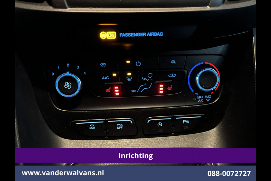 Ford Transit Connect 1.5 EcoBlue 100pk L2H1 Inrichting Euro6 Airco | Camera | Navigatie | Android Auto | Cruisecontrol Parkeersensoren, Stoelverwarming, Verwarmde voorruit