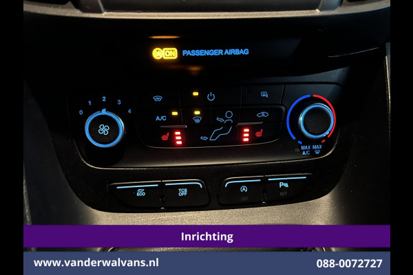Ford Transit Connect 1.5 EcoBlue 100pk L2H1 Inrichting Euro6 Airco | Camera | Navigatie | Android Auto | Cruisecontrol Parkeersensoren, Stoelverwarming, Verwarmde voorruit