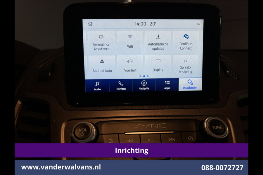 Ford Transit Connect 1.5 EcoBlue 100pk L2H1 Inrichting Euro6 Airco | Camera | Navigatie | Android Auto | Cruisecontrol Parkeersensoren, Stoelverwarming, Verwarmde voorruit