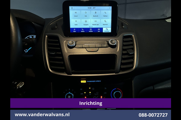 Ford Transit Connect 1.5 EcoBlue 100pk L2H1 Inrichting Euro6 Airco | Camera | Navigatie | Android Auto | Cruisecontrol Parkeersensoren, Stoelverwarming, Verwarmde voorruit
