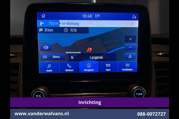 Ford Transit Custom 2.0 TDCI L2H1 Inrichting Euro6 Airco | Navigatie | Camera | LED | Cruisecontrol | Android Auto Parkeersensoren, Verwarmde voorruit, Stoelverwarming, Bijrijdersbank, 2800kg trekvermogen