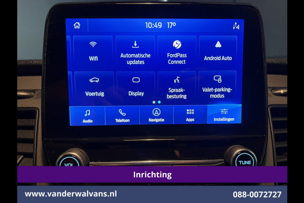 Ford Transit Custom 2.0 TDCI L2H1 Inrichting Euro6 Airco | Navigatie | Camera | LED | Cruisecontrol | Android Auto Parkeersensoren, Verwarmde voorruit, Stoelverwarming, Bijrijdersbank, 2800kg trekvermogen