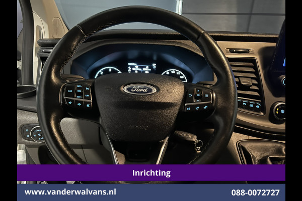 Ford Transit Custom 2.0 TDCI L2H1 Inrichting Euro6 Airco | Navigatie | Camera | LED | Cruisecontrol | Android Auto Parkeersensoren, Verwarmde voorruit, Stoelverwarming, Bijrijdersbank, 2800kg trekvermogen