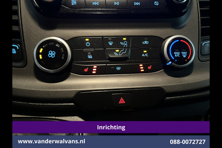 Ford Transit Custom 2.0 TDCI L2H1 Inrichting Euro6 Airco | Navigatie | Camera | LED | Cruisecontrol | Android Auto Parkeersensoren, Verwarmde voorruit, Stoelverwarming, Bijrijdersbank, 2800kg trekvermogen