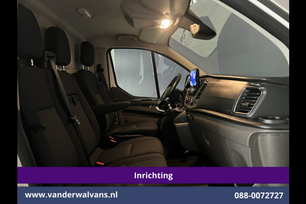 Ford Transit Custom 2.0 TDCI L2H1 Inrichting Euro6 Airco | Navigatie | Camera | LED | Cruisecontrol | Android Auto Parkeersensoren, Verwarmde voorruit, Stoelverwarming, Bijrijdersbank, 2800kg trekvermogen
