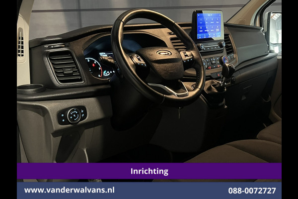 Ford Transit Custom 2.0 TDCI L2H1 Inrichting Euro6 Airco | Navigatie | Camera | LED | Cruisecontrol | Android Auto Parkeersensoren, Verwarmde voorruit, Stoelverwarming, Bijrijdersbank, 2800kg trekvermogen