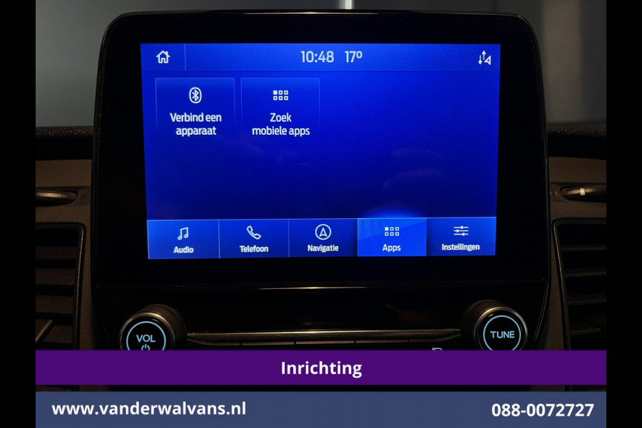 Ford Transit Custom 2.0 TDCI L2H1 Inrichting Euro6 Airco | Navigatie | Camera | LED | Cruisecontrol | Android Auto Parkeersensoren, Verwarmde voorruit, Stoelverwarming, Bijrijdersbank, 2800kg trekvermogen