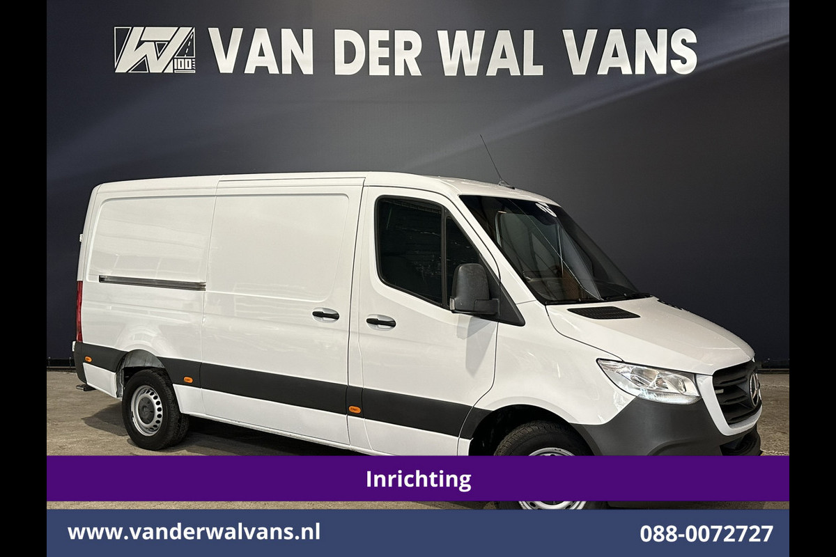Mercedes-Benz Sprinter 316 CDI 164pk 3500kg Trekhaak L2H1 Inrichting Euro6 Airco | Camera | Apple Carplay | Android Auto Cruisecontrol, Parkeersensoren Mercedes-Benz Sprinter 316 CDI 164pk 3500kg Trekhaak L2H1 Inrichting Euro6 Airco | Camera | Apple Carplay | Android Auto Cruisecontrol, Parkeersensoren