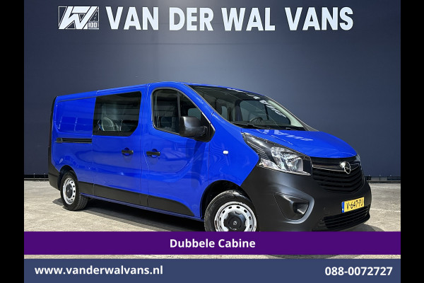 Opel Vivaro 1.6 CDTI 126pk L2H1 Dubbele cabine Euro6 Airco | 5-Zits | LED | Cruisecontrol | Trekhaak Parkeersensoren