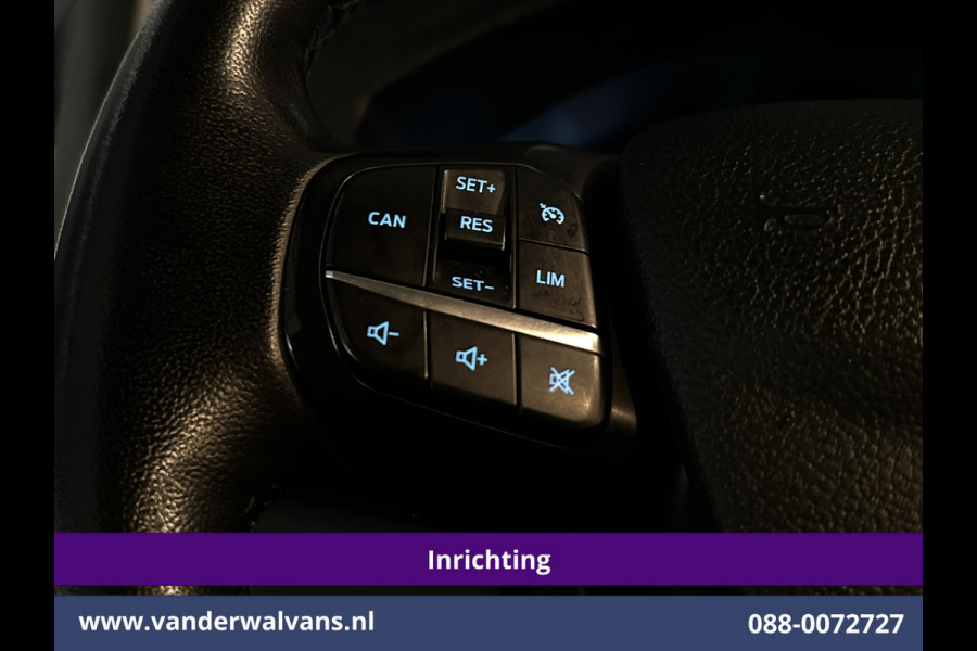 Ford Transit Custom 2.0 TDCI 130pk L2H1 Inrichting Euro6 Airco | Camera | LED | Apple Carplay | Android Auto | 2800kg Trekhaak Cruisecontrol, Parkeersensoren, Verwarmde voorruit, Bijrijdersbank