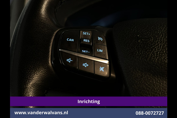 Ford Transit Custom 2.0 TDCI 130pk L2H1 Inrichting Euro6 Airco | Camera | LED | Apple Carplay | Android Auto | 2800kg Trekhaak Cruisecontrol, Parkeersensoren, Verwarmde voorruit, Bijrijdersbank
