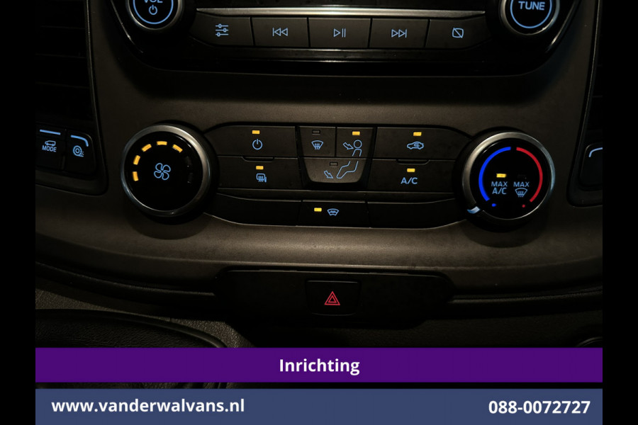 Ford Transit Custom 2.0 TDCI 130pk L2H1 Inrichting Euro6 Airco | Camera | LED | Apple Carplay | Android Auto | 2800kg Trekhaak Cruisecontrol, Parkeersensoren, Verwarmde voorruit, Bijrijdersbank