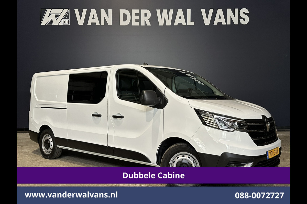 Renault Trafic 2.0 dCi L2H1 Dubbele cabine Euro6 Airco | 6-Zits | Navigatie | Trekhaak | LED Facelift | Camera Cruisecontrol, Parkeersensoren Renault Trafic 2.0 dCi L2H1 Dubbele cabine Euro6 Airco | 6-Zits | Navigatie | Trekhaak | LED Facelift | Camera Cruisecontrol, Parkeersensoren