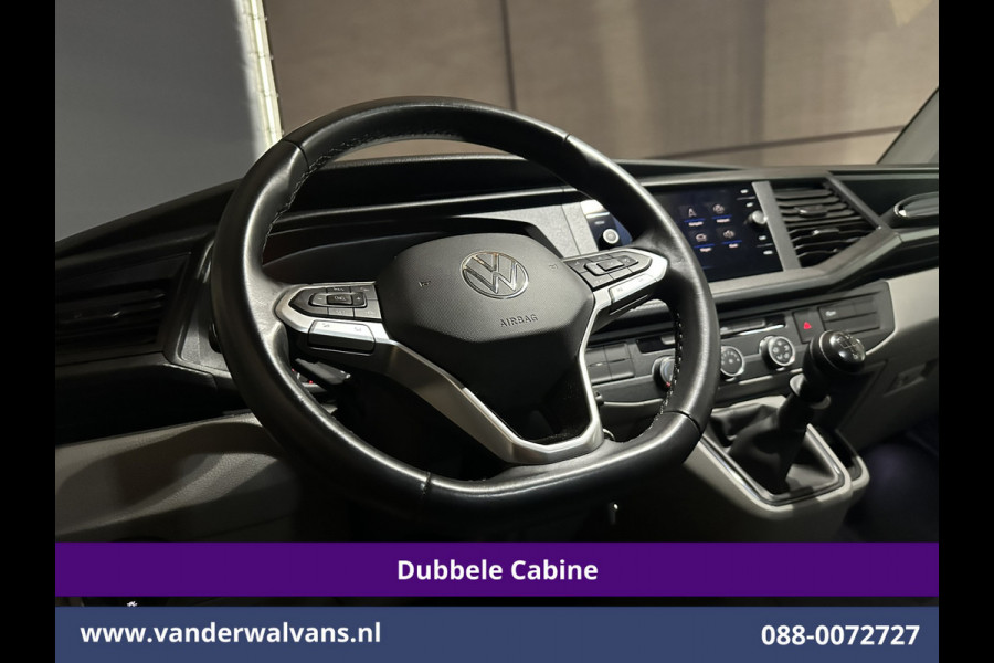 Volkswagen Transporter 2.0 TDI L2H1 Dubbele Cabine Euro6 Airco | 5-Zits | Navigatie | Trekhaak | Apple Carplay Android Auto, Cruisecontrol, Parkeersensoren