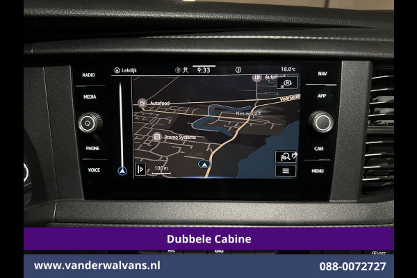 Volkswagen Transporter 2.0 TDI L2H1 Dubbele Cabine Euro6 Airco | 5-Zits | Navigatie | Trekhaak | Apple Carplay Android Auto, Cruisecontrol, Parkeersensoren