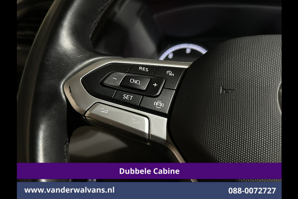 Volkswagen Transporter 2.0 TDI L2H1 Dubbele Cabine Euro6 Airco | 5-Zits | Navigatie | Trekhaak | Apple Carplay Android Auto, Cruisecontrol, Parkeersensoren