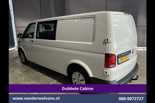 Volkswagen Transporter 2.0 TDI L2H1 Dubbele Cabine Euro6 Airco | 5-Zits | Navigatie | Trekhaak | Apple Carplay Android Auto, Cruisecontrol, Parkeersensoren