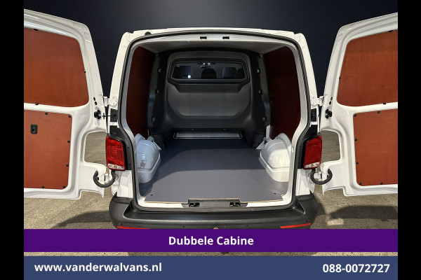 Volkswagen Transporter 2.0 TDI L2H1 Dubbele Cabine Euro6 Airco | 5-Zits | Navigatie | Trekhaak | Apple Carplay Android Auto, Cruisecontrol, Parkeersensoren