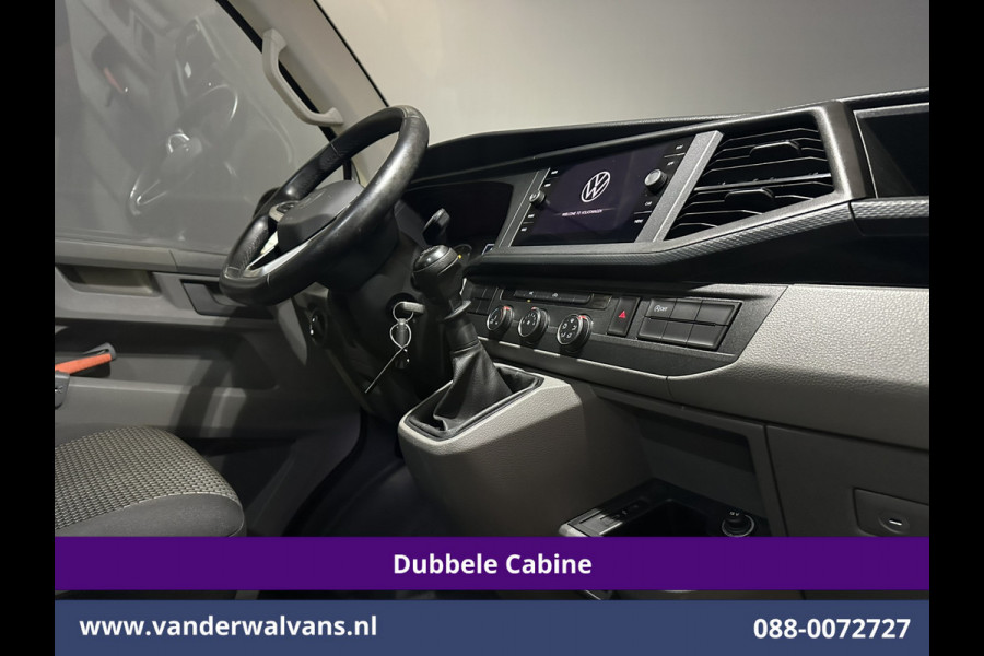 Volkswagen Transporter 2.0 TDI L2H1 Dubbele Cabine Euro6 Airco | 5-Zits | Navigatie | Trekhaak | Apple Carplay Android Auto, Cruisecontrol, Parkeersensoren