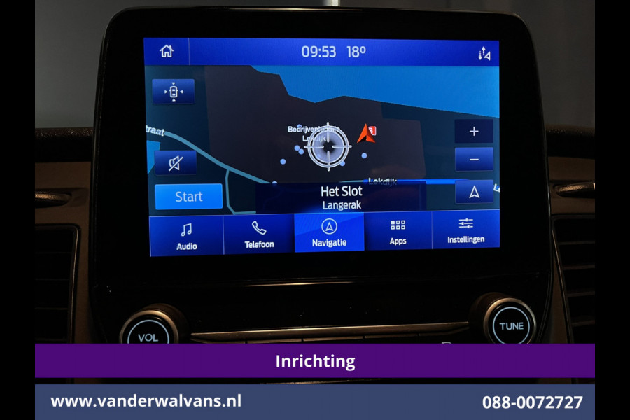 Ford Transit Custom 2.0 TDCI L2H1 Inrichting Euro6 Airco | Navigatie | Camera | LED | Cruisecontrol Parkeersensoren, Verwarmde voorruit, Stoelverwarming, Bijrijdersbank, 2800kg trekvermogen