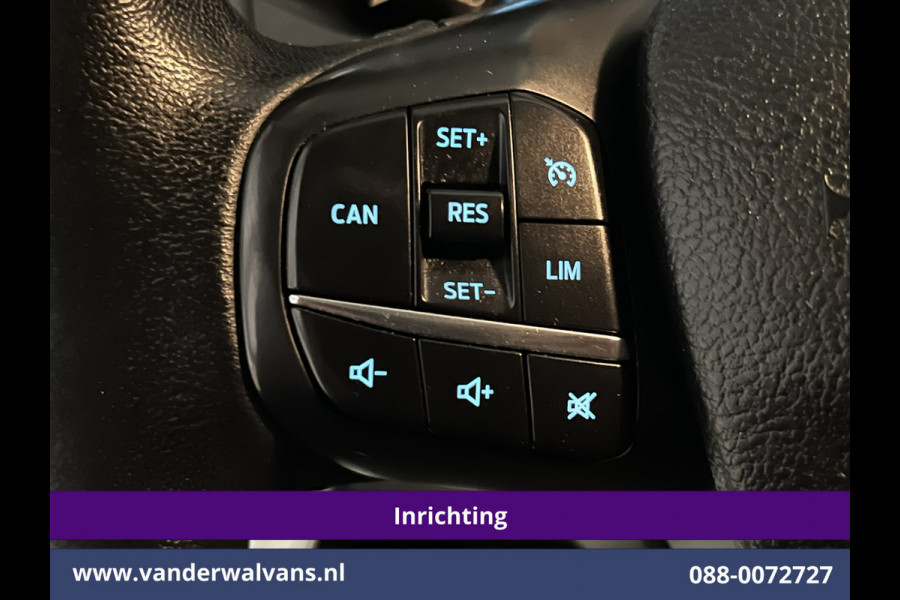 Ford Transit Custom 2.0 TDCI L2H1 Inrichting Euro6 Airco | Navigatie | Camera | LED | Cruisecontrol Parkeersensoren, Verwarmde voorruit, Stoelverwarming, Bijrijdersbank, 2800kg trekvermogen