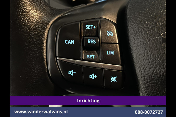 Ford Transit Custom 2.0 TDCI L2H1 Inrichting Euro6 Airco | Navigatie | Camera | LED | Cruisecontrol Parkeersensoren, Verwarmde voorruit, Stoelverwarming, Bijrijdersbank, 2800kg trekvermogen