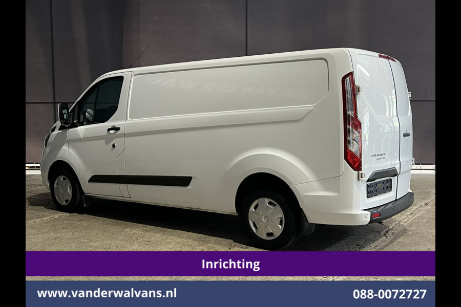 Ford Transit Custom 2.0 TDCI L2H1 Inrichting Euro6 Airco | Navigatie | Camera | LED | Cruisecontrol Parkeersensoren, Verwarmde voorruit, Stoelverwarming, Bijrijdersbank, 2800kg trekvermogen