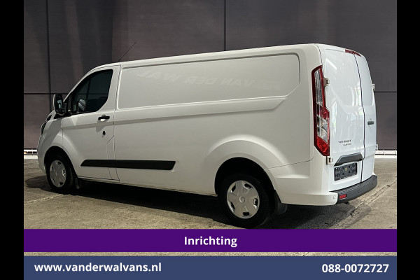 Ford Transit Custom 2.0 TDCI L2H1 Inrichting Euro6 Airco | Navigatie | Camera | LED | Cruisecontrol Parkeersensoren, Verwarmde voorruit, Stoelverwarming, Bijrijdersbank, 2800kg trekvermogen