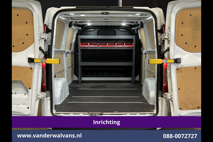 Ford Transit Custom 2.0 TDCI L2H1 Inrichting Euro6 Airco | Navigatie | Camera | LED | Cruisecontrol Parkeersensoren, Verwarmde voorruit, Stoelverwarming, Bijrijdersbank, 2800kg trekvermogen
