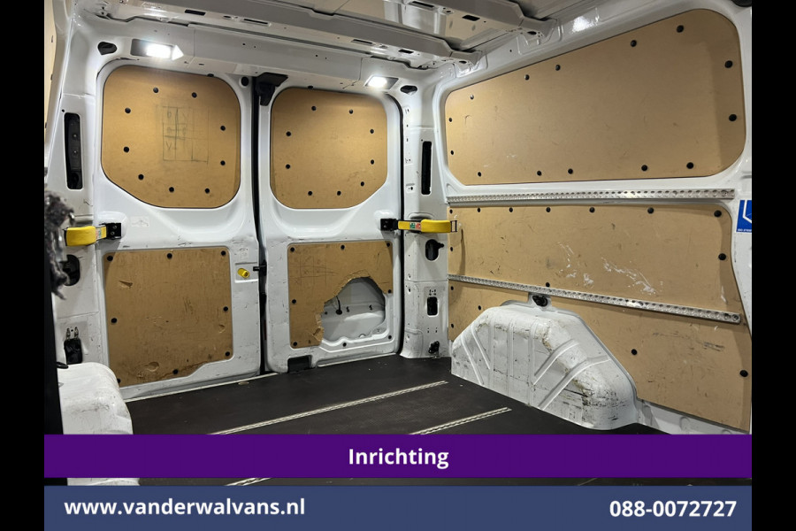 Ford Transit Custom 2.0 TDCI L2H1 Inrichting Euro6 Airco | Navigatie | Camera | LED | Cruisecontrol Parkeersensoren, Verwarmde voorruit, Stoelverwarming, Bijrijdersbank, 2800kg trekvermogen