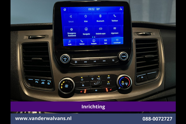 Ford Transit Custom 2.0 TDCI L2H1 Inrichting Euro6 Airco | Navigatie | Camera | LED | Cruisecontrol Parkeersensoren, Verwarmde voorruit, Stoelverwarming, Bijrijdersbank, 2800kg trekvermogen