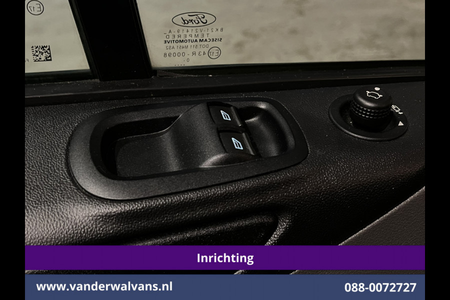 Ford Transit Custom 2.0 TDCI L2H1 Inrichting Euro6 Airco | Navigatie | Camera | LED | Cruisecontrol Parkeersensoren, Verwarmde voorruit, Stoelverwarming, Bijrijdersbank, 2800kg trekvermogen