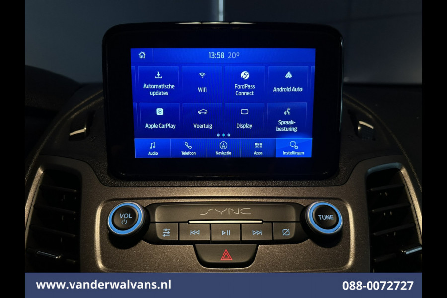 Ford Transit Connect 1.5 EcoBlue 100pk L1H1 Euro6 Airco | Camera | Navigatie | Apple Carplay | Trekhaak Parkeersensoren, Android Auto