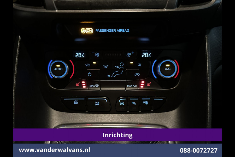 Ford Transit Connect 1.5 EcoBlue 120pk L1H1 Inrichting Euro6 Airco | Camera | Navigatie | Apple Carplay | LM velgen Android Auto, Cruisecontrol, Trekhaak, Parkeersensoren, Stoelverwarming, Verwarmde voorruit