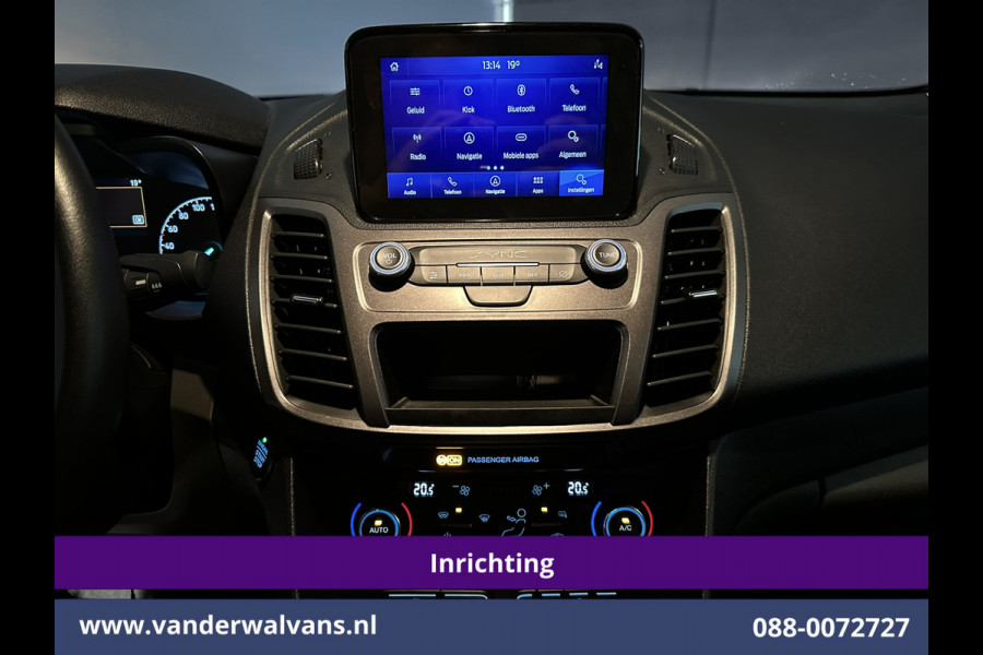 Ford Transit Connect 1.5 EcoBlue 120pk L1H1 Inrichting Euro6 Airco | Camera | Navigatie | Apple Carplay | LM velgen Android Auto, Cruisecontrol, Trekhaak, Parkeersensoren, Stoelverwarming, Verwarmde voorruit