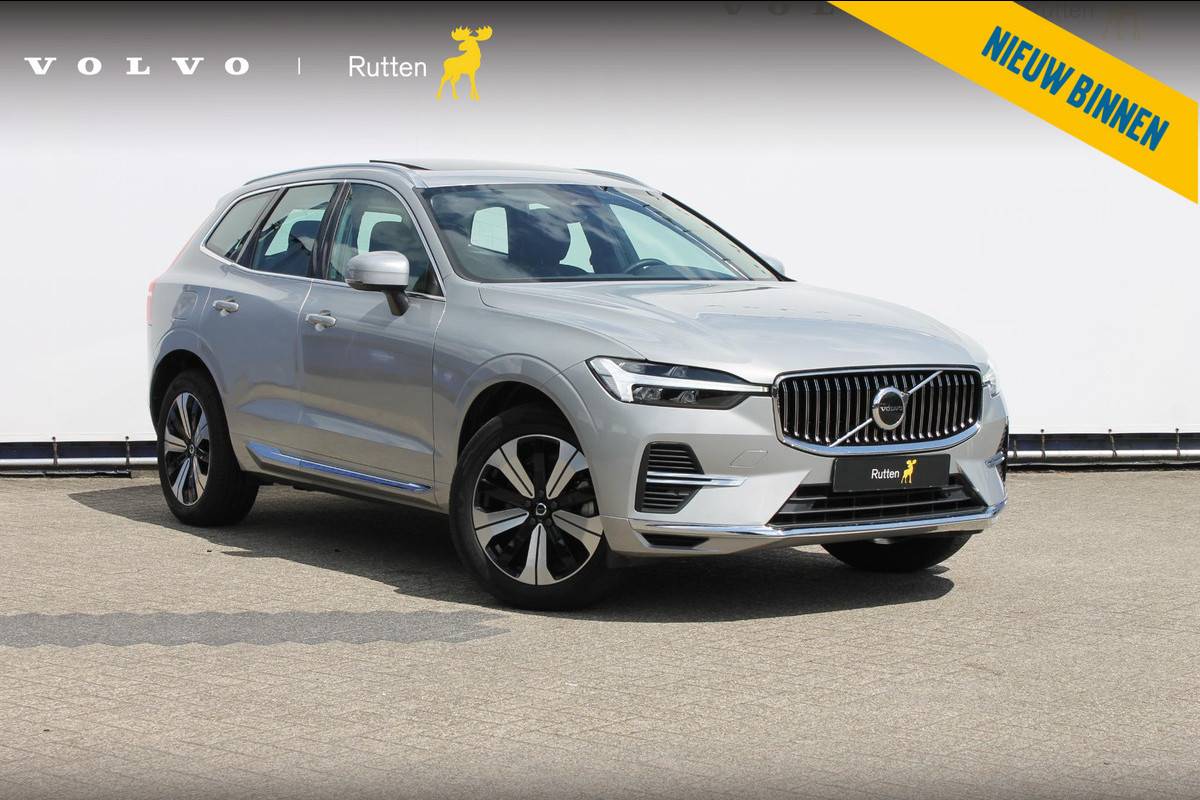 Volvo XC60 T6 350PK Long Range Plug-in hybrid AWD Plus Bright Panoramisch schuif-kanteldak / Google infotainment / Lederen bekleding / Parkeersensoren voor en achter met parkeercamera / Road Sign information / Cruise Control Volvo XC60 T6 350PK Long Range Plug-in hybrid AWD Plus Bright Panoramisch schuif-kanteldak / Google infotainment / Lederen bekleding / Parkeersensoren voor en achter met parkeercamera / Road Sign information / Cruise Control