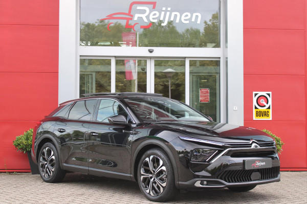 Citroën C5 X 1.6 PHEV 225PK SHINE PACK | PANORAMISCH SCHUIF / KANTELDAK | ELEKTRISCHE VOORSTOELEN MET GEHEUGEN | VOORSTOEL VENTILATIE | VOORSTOEL VERWARMING | VOORSTOELEN MET MASSAGE FUNCTIE | LEDEREN BEKLEDING | STUUR VERWARMING | DRAADLOOS APPLE CARPLAY / ANDROID AUTO | 360° CAMERA | KEYLESS ENTRY / START | 19"LICHTMETALEN VELGEN | ELEKTRISCH BEDIENBARE ACHTERKLEP MET HANDSFREE FUNCTIE | HEADUP DISPLAY |